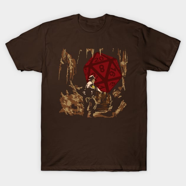 Indiana Jones and the Dice of Doom T-Shirt by stevegoll68